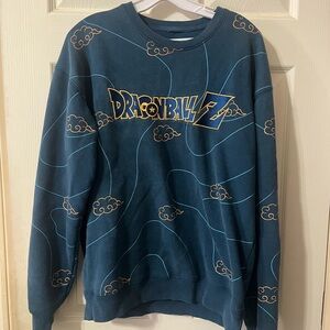 BoxLunch Dragon Ball Z Sweater Navy Blue Crewneck Sweater Size XS